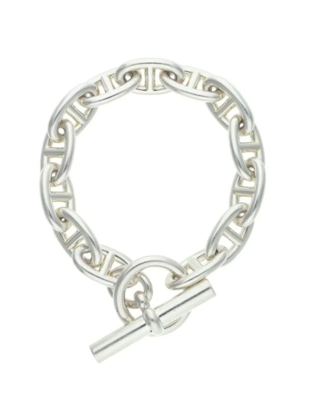 Hermes Chaine D'ancre GM Silver Bracelet